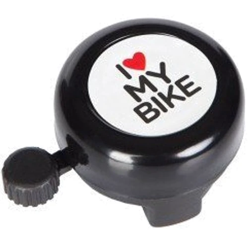 

Звонок Green Cycle GCB-1051A-BK I love my bike cтальной черный (BEL-88-42)