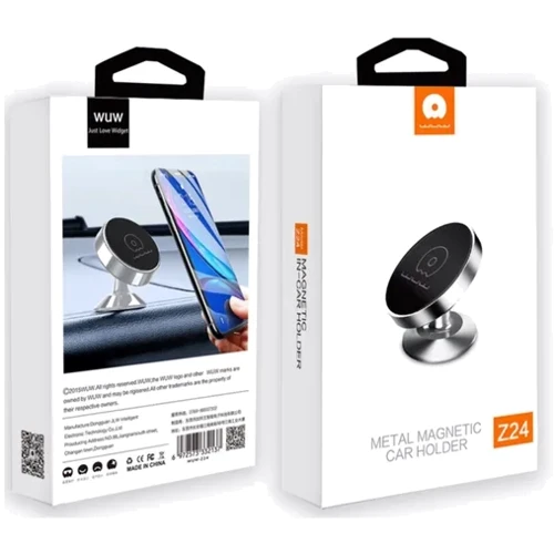 Тримач WUW Car Holder Magnetic Z24 Black: Виробник WUW