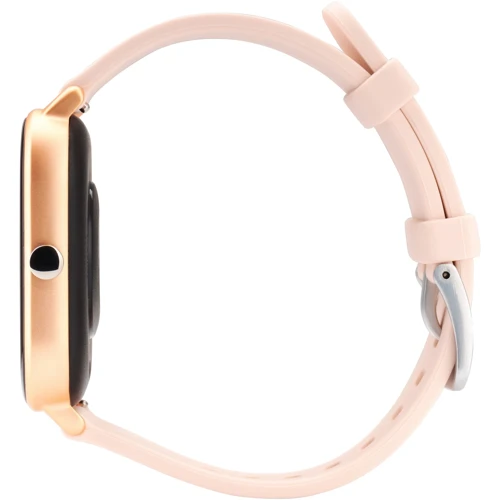 Смарт-часы Globex Smart Watch Me Gold Rose: Фитнес-функции Тонометр, Пульсометр, Скорость движения, Подсчет калорий, Шагомер, Пульсоксиметр