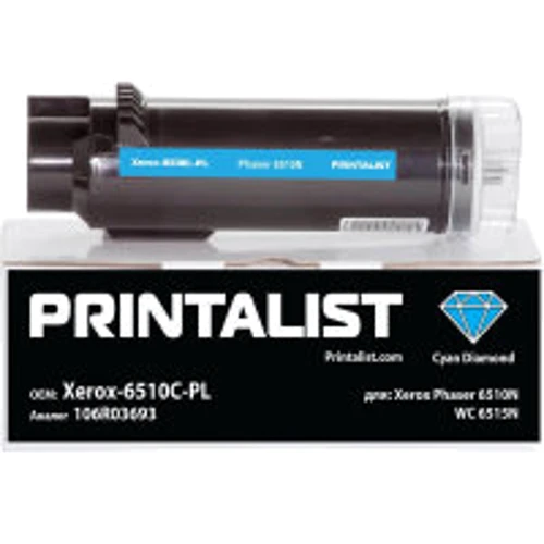 Картридж Printalist Xerox Ph6510N, WC 6515N, 106R03693 Cyan (Xerox-6510C-PL): Виробник PRINTALIST