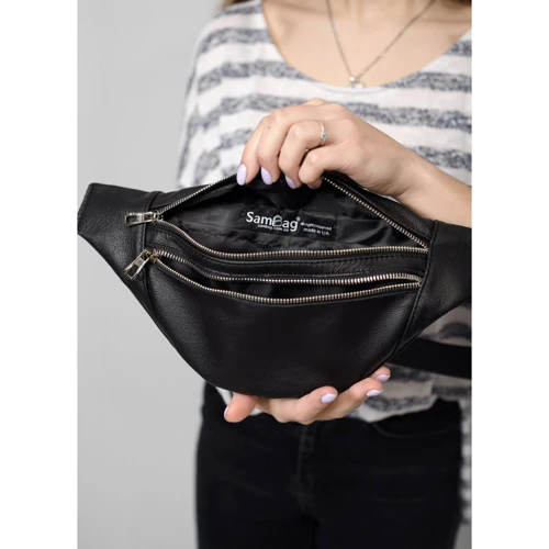 Женская поясная сумка Sambag Hoso MTS черная (82333101): Страна производитель Украина