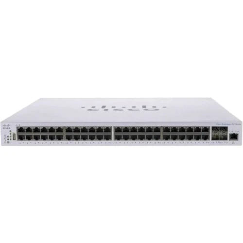 Сетевой коммутатор Cisco CBS350-48T-4X: Тип Коммутатор управляемый уровня 3