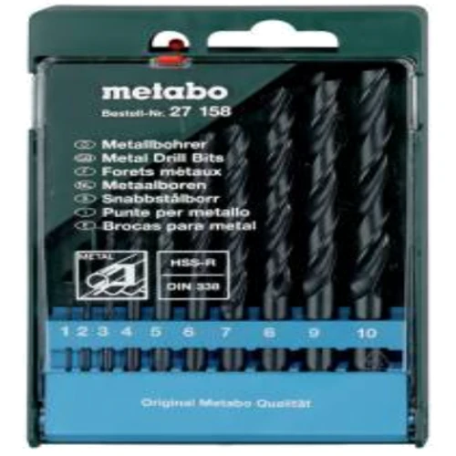 Набір свердел по металу Metabo 627158000