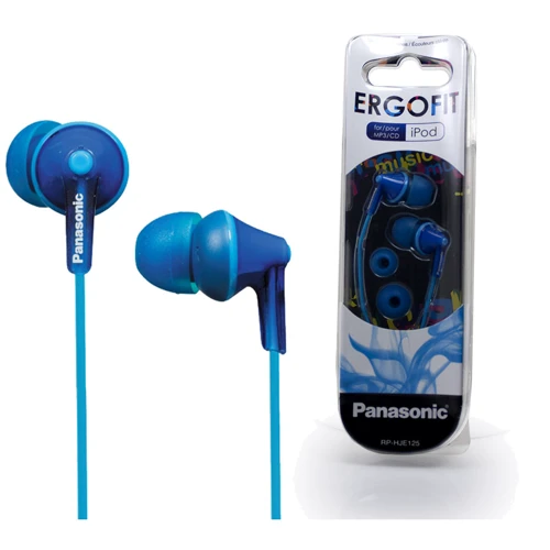 Навушники Panasonic RP-HJE125E-A Blue : Тип конструкції вакуумні