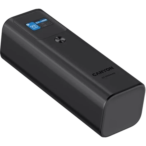 Внешний аккумулятор Canyon Power Bank 27000mAh PD 140W Dark Grey (CNE-CPB2010DG): Встроенный кабель нет