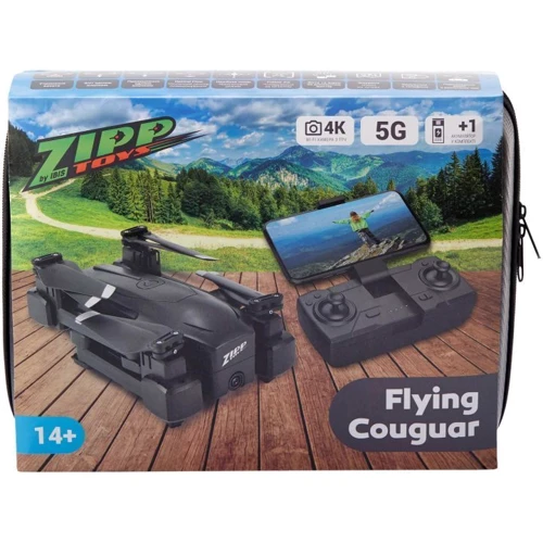 Квадрокоптер ZIPP Toys Flying Сouguar с дополнительным аккумулятором черный: Производитель ZIPP Toys