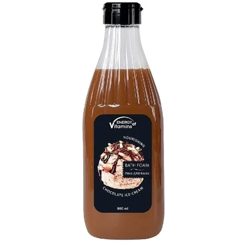 Energy of Vitamins Пена-шейк для ванн Chocolate ice-cream 800 ml