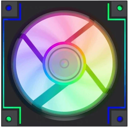 Кулер GameMax RD300 BK: Количество вентиляторов, шт 3