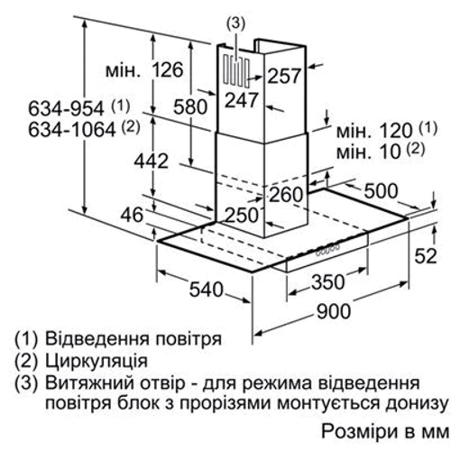 Вытяжка Siemens LC97GA532 фото 8