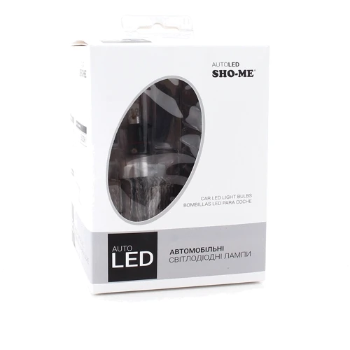 LED лампа Sho-Me G6.2 H3 6000K 25W (2шт.): Головной свет Противотуманная, Дальний свет, Ближний свет