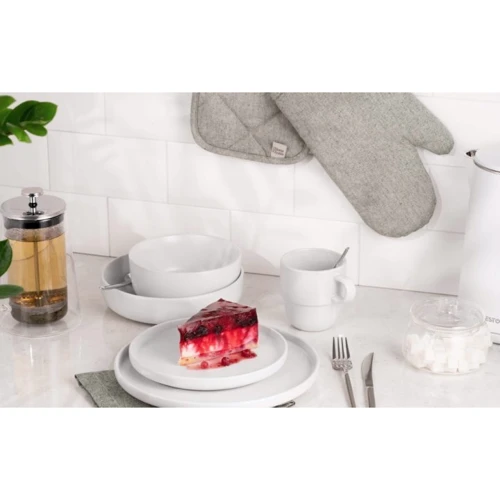 Тарелка Ardesto Trento суповая 21.5 см белая (AR2921TW)