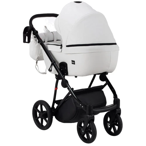 Коляска 2 в 1 Bair Infinity шкіра 100% BI-2300-AMO white (білий) фото 9
