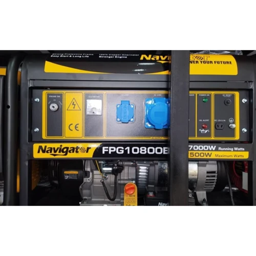 Бензиновий генератор Navigator FIROCCI FPG10800E2 7,5kW: Кількість фаз 1