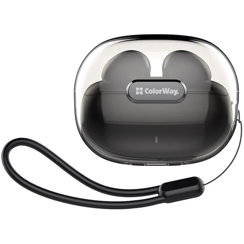 Наушники ColorWay Slim TWS-2 Earbuds Black (CW-TWS2BK): Время работы, ч 4