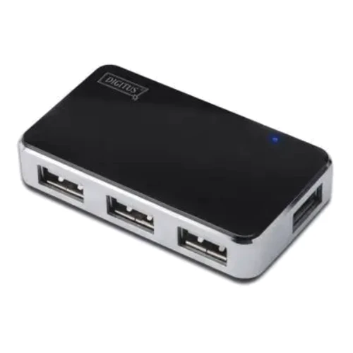 Адаптер Digitus Adapter USB to 4хUSB Black (DA-70220)