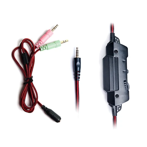 Наушники REAL-EL GDX-7600 Black-Red фото 5