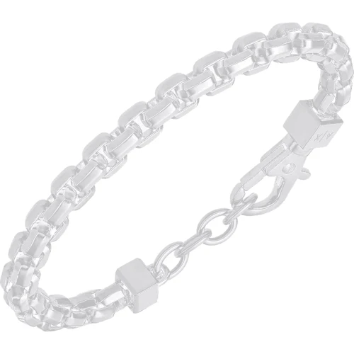 Чоловічий браслет Armani Exchange сріблястий (AXG0045040) фото 2