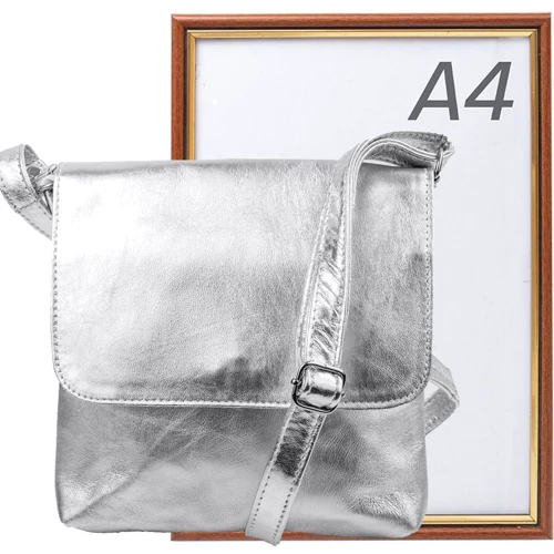 Женская сумка почтальонка TuNoNа серебристая (SK2472-silver): Пол Женский