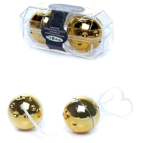 Вагинальные шарики BOSS Series Duo Balls Gold