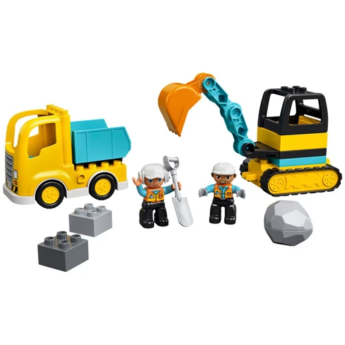 Конструктор LEGO DUPLO Грузовик и гусеничный экскаватор (10931) фото 4
