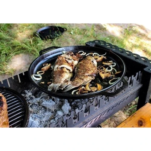 Котел Brizoll азіатський з чавунною кришкою-сковородою 15л (KA15-3) фото 2