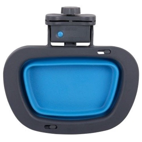 Миска Dexas складана Collapsible Kennel Bowl з кріпленням на клітину велика 600 мл Блакитний (PW2754322194): Матеріал Пластик
