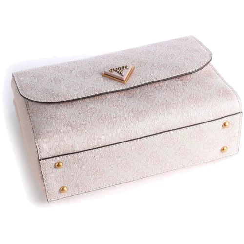Женская сумка через плечо Guess Cordelia Logo CnvrtblL Xbde Flp бежево-розовая (HWBB8377210-BHG): Тип Сумки