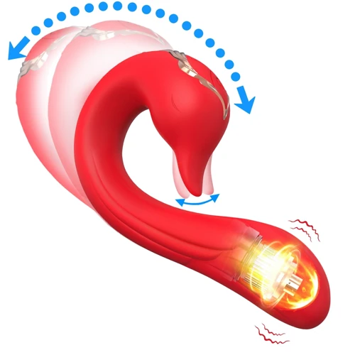 Вибратор BOSS Swan Red