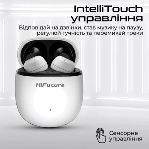 Наушники HiFuture OlymBuds3 White (olymbuds3.white): Тип конструкции вакуумные