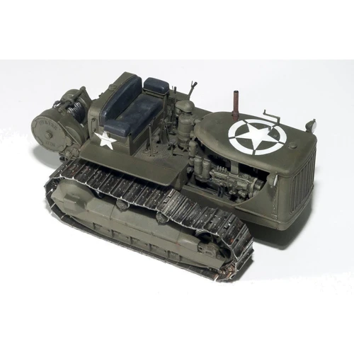Сборная модель MiniArt Американский тяжелый трактор с буксирной лебедкой и фигурами (MA35225) фото 7