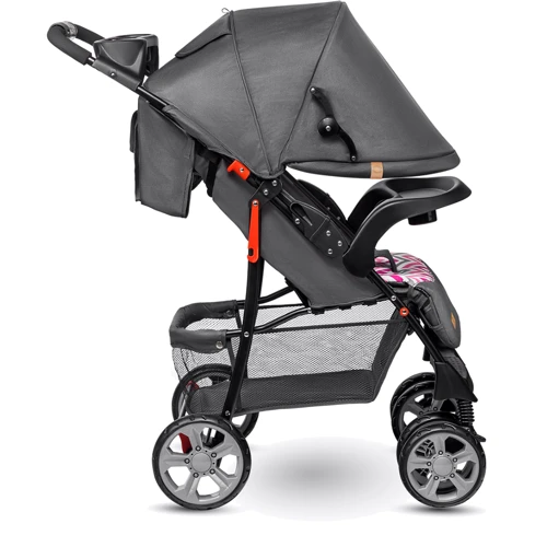 Прогулянкова коляска Lionelo Emma Plus Pink Scandi: Ширина шасі 53 см