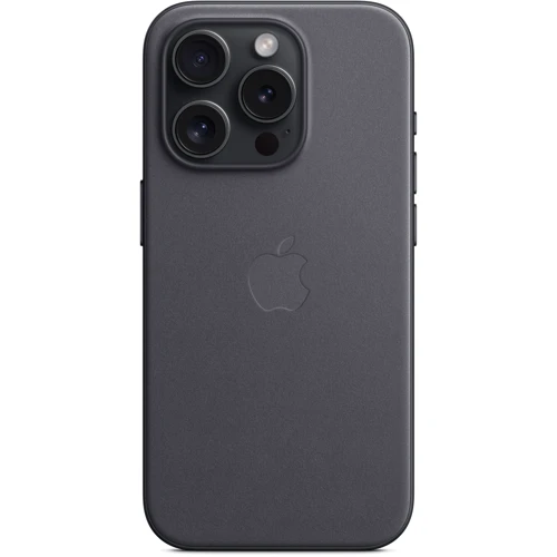 Чехол для iPhone Apple iPhone 15 Pro FineWoven Case with MagSafe - Black (MT4H3ZM/A) фото 5
