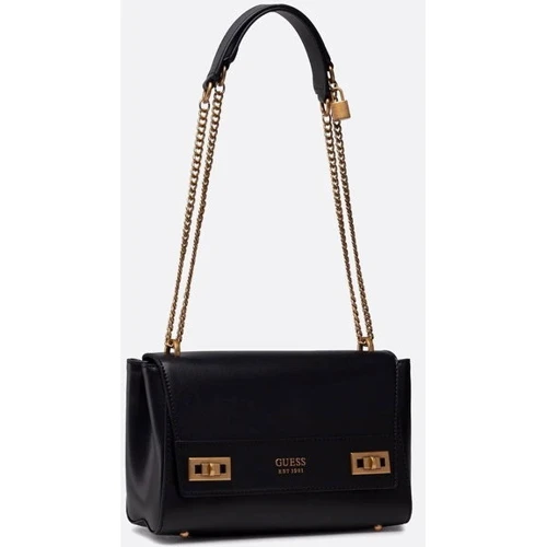

Женская сумка через плечо Guess Katey Flap Shoulder Bag черная (HWVC7870190-BLA)