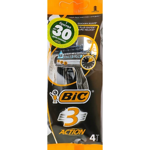 BIC Action 3 Станки для бритья 4 шт.