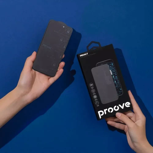 Защитное стекло для iPhone Proove Tempered Glass Privacy Black for iPhone 14 Pro: Материалы стекло