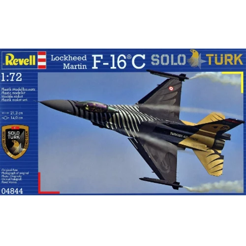 Модель Revell Багатоцільовий винищувач F-16 C SOLO TURK 1:72 (4844)