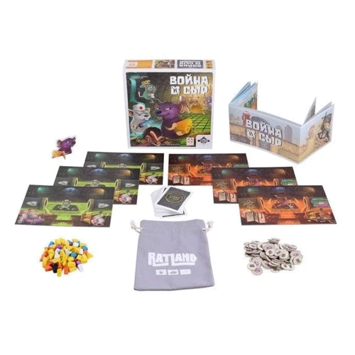 Настольная игра Стиль жизни Война и Сыр (Ratland): Тип Детские