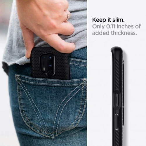 Аксесуар для смартфона Spigen Liquid Air Matte Black (ACS00833) для OnePlus 8 Pro фото 6