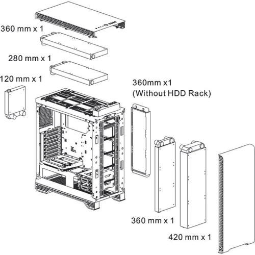 Корпус Thermaltake S500 Tempered Glass (CA-1O3-00M1WN-00) фото 8