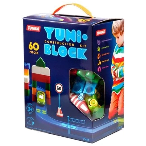 Конструктор Юніка YUNI-BLOK 60 деталей (71412)