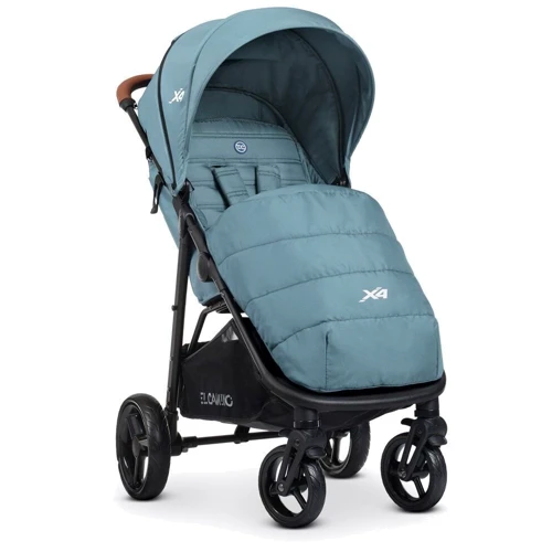 Прогулочная коляска El Camino X4 Ice Blue (ME 1024L): Количество блоков 1