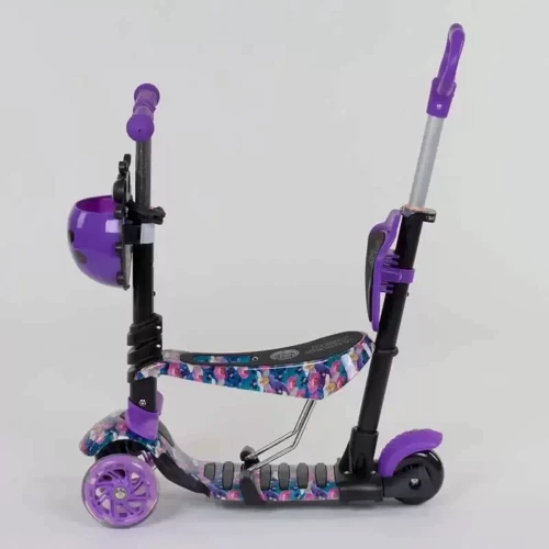 Самокат Best Scooter фиолетовый (19870): Количество колес 3