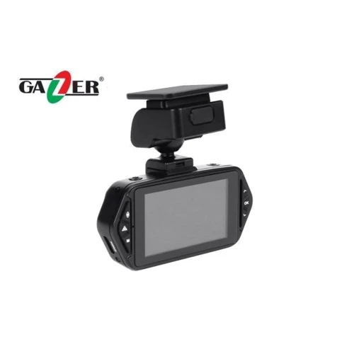 Gazer F117: Оснащение g-сенсор, печать даты и времени на видео, микрофон, дисплей