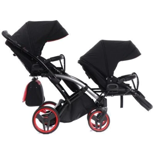 Универсальная коляска для двойни 2 в 1 Junama Diamond S-line Duo Slim 01: Ширина шасси 65 см
