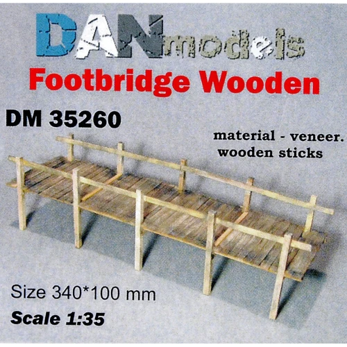 Материал для диорам DAN models пешеходный мост