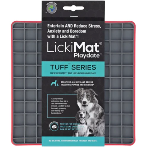 Килимок для повільного харчування LickiMat DOG PLAYDATE TUFF RED для собак (9349785000333)