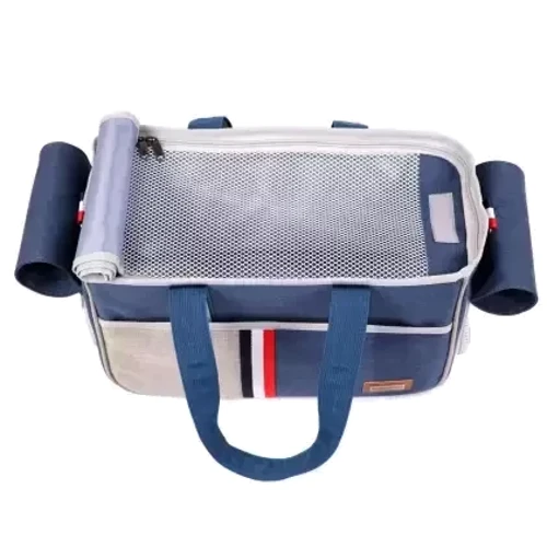 Сумка-переноска Do Do Pet Denim Blue для собак и кошек S 26х19х43см синяя (6931233200042): Цвет синий