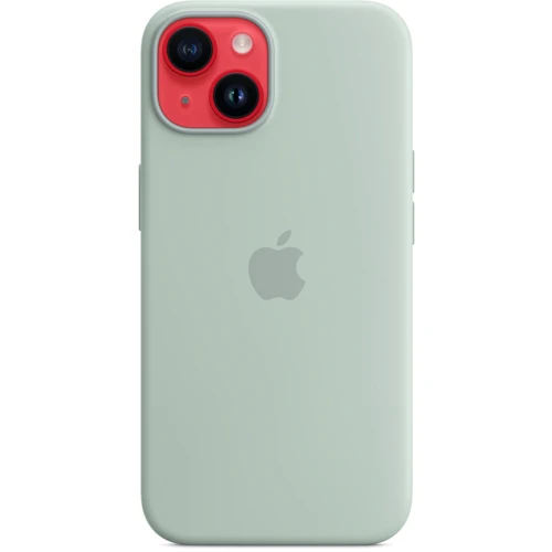 Чохол для iPhone Apple for iPhone 14 Silicone Case with MagSafe Succulent (MPT13) : Тип аксесуара чехол
