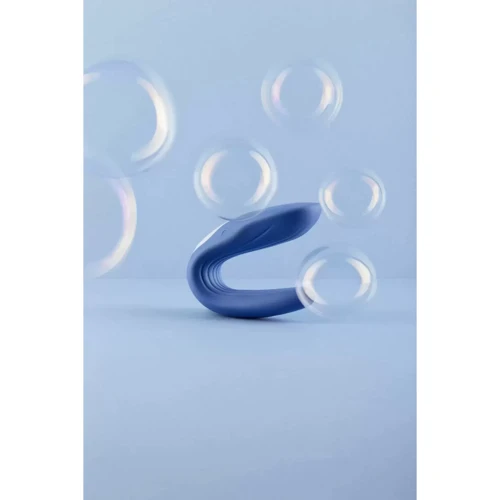 Вибромассажер для пар Satisfyer - Partner Whale Blue