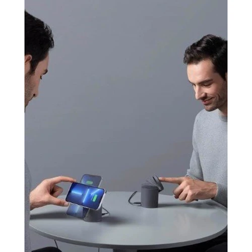 Зарядное устройство ANKER Wireless Charger MagSafe PowerWave Mag-Go 2-in-1 Dock Black (B2568311) for iPhone 16 I 15 I 14 I 13 I 12 series: Особенности Быстрая зарядка, MagSafe